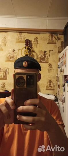 Берет военный синий