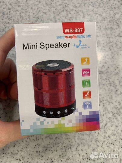 Портативная колонка Mini Speaker WS-887 BT