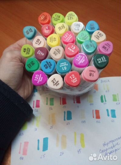 Маркеры 70 штук