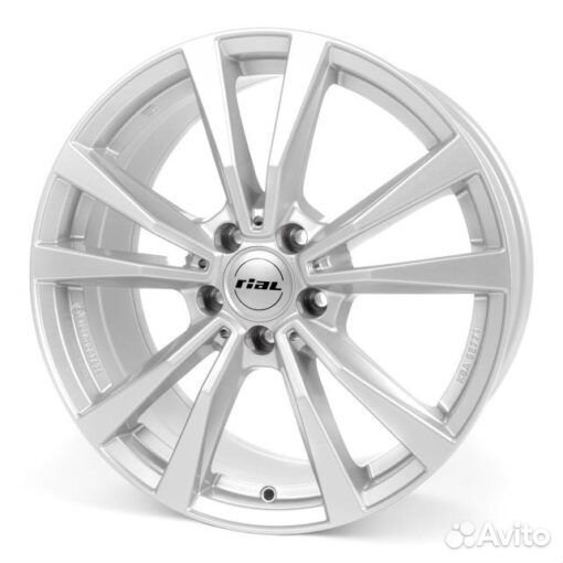 R20 5x112 9J ET48 D66,5 Rial M12X Polar Silver