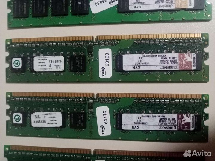 Оперативная память ddr2 512мб для пк