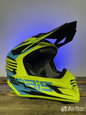 Шлем Acerbis X-Track VTR Turquoise/Fluo
