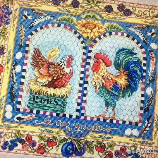 Схема для вышивки Gallic Rooster Гальский петух