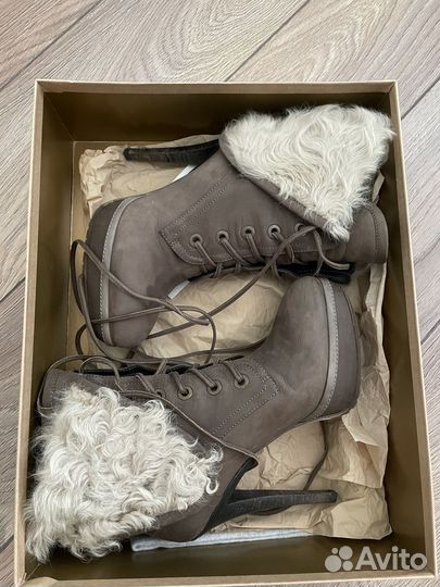 Ботильоны женские 38 размер натуральная кожа