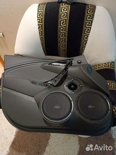 Дверные карты под автозвук Опель астра