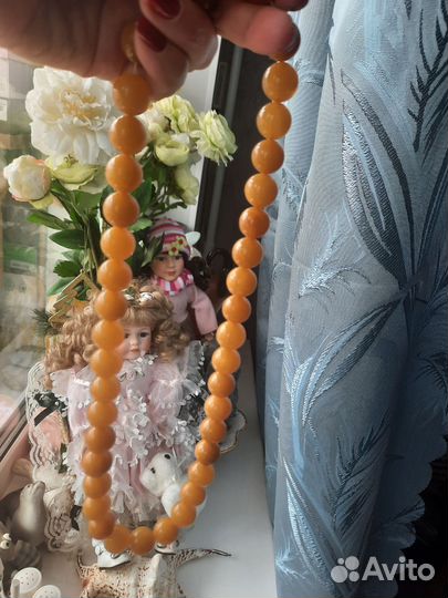 Янтарные бусы СССР и современные