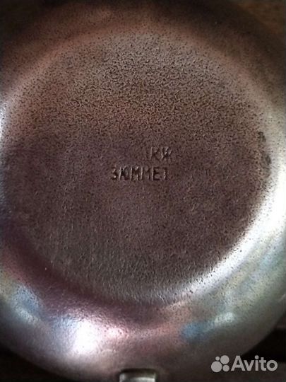 Кофейная пара из мельхиора