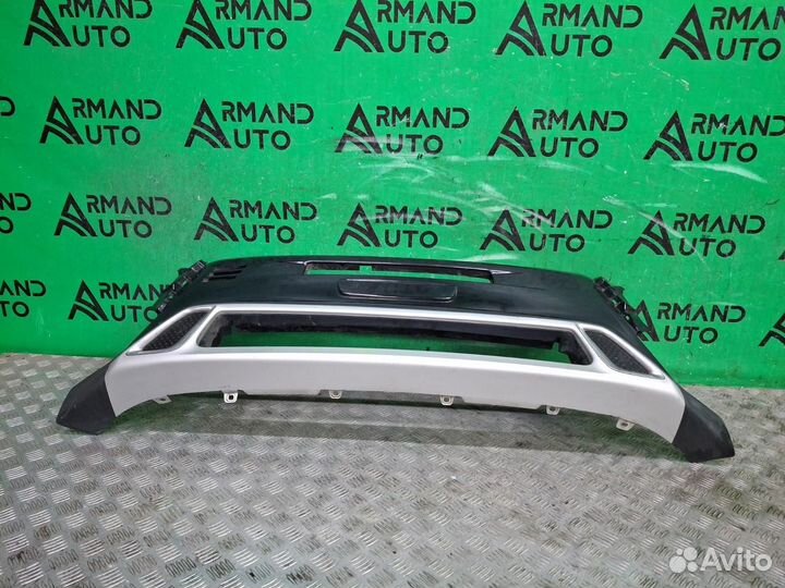 Накладка бампера передняя Mitsubishi Outlander 3