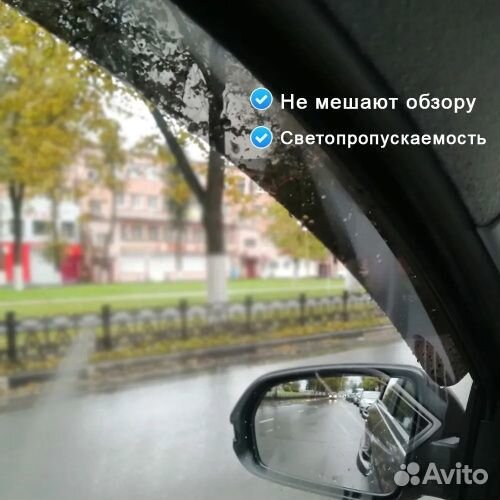 Дефлекторы окон Foton Sauvana 2015