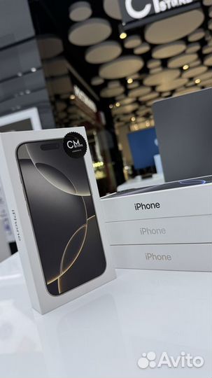 iPhone 16 Pro 128 гб натуральный титан (1sim+eSim)