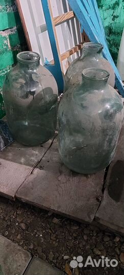 Бутыль стеклянная 10 литров