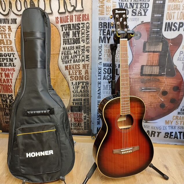 Парлор ibanez pn12e гитара электроакустическая