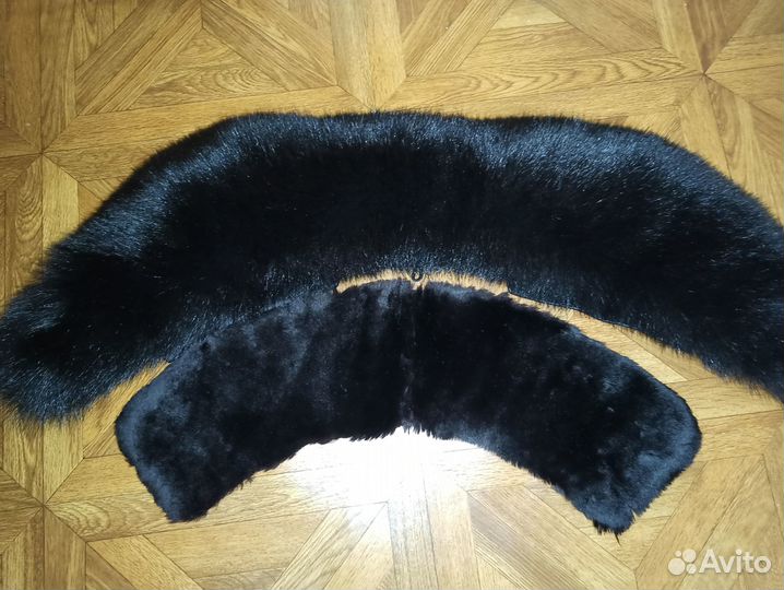 Меховой натуральный воротник