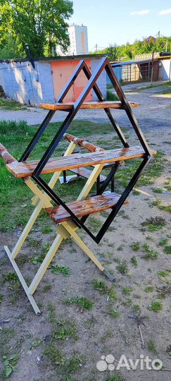 Полка настенная в стиле лофт