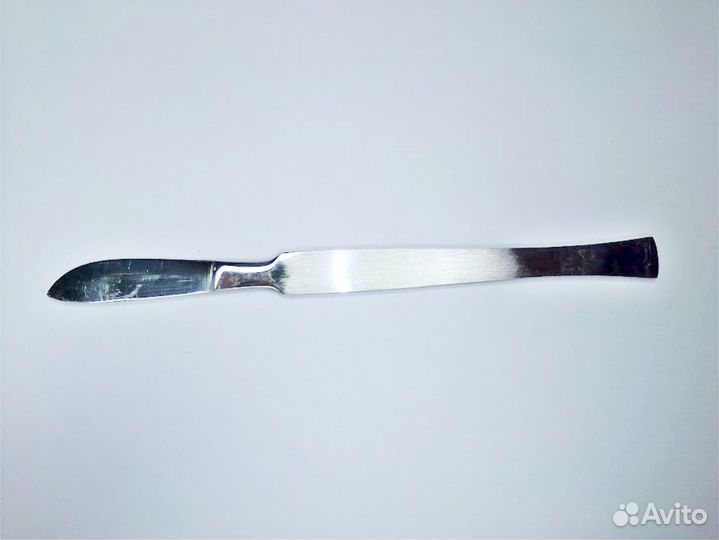 Скальпель брюшистый, средний 150 мм Код 16-505