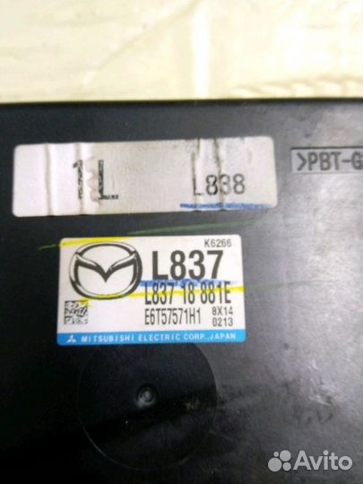 Mazda 6 GH блок эбу МКПП 1.8 l83718881e