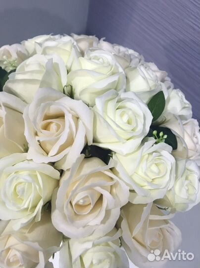 Букет из мыльных роз 25 шт