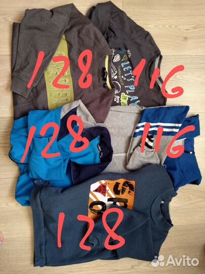 Одежда для мальчика (джинсы, кофты) 116-128 р-р