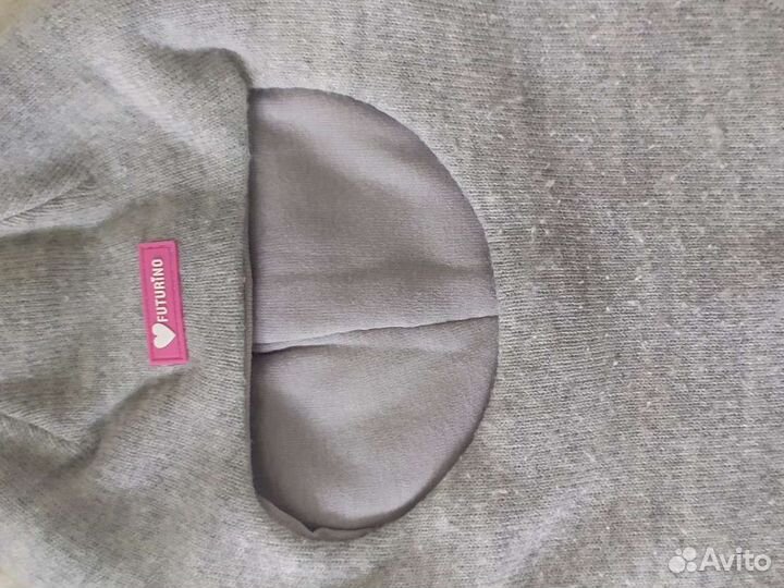 Шапка шлем для девочки 50 52