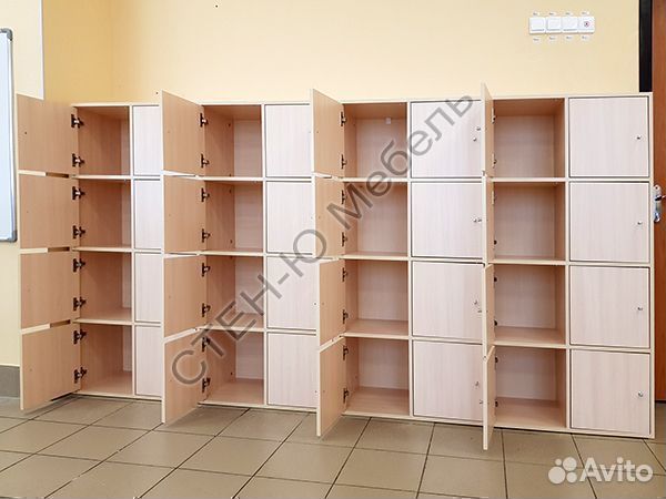 Стеллаж 4х4 (тип IKEA Каллакс) дуб