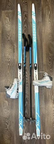 Лыжи и ботинки беговые