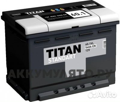 Аккумулятор Titan Standart 60 а/ч