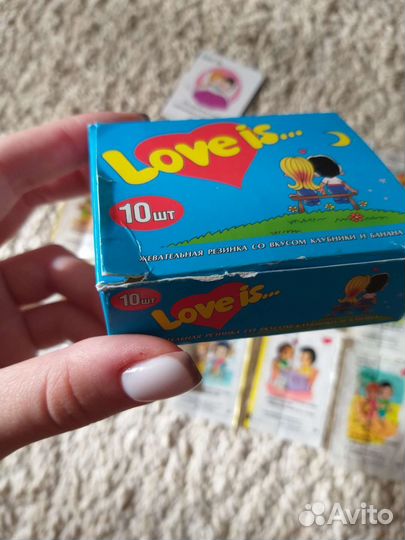 Коллекция фантиков love is + магнит в коробке