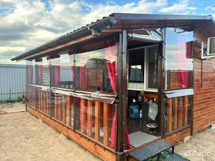 Окна мягкие для беседки, террас