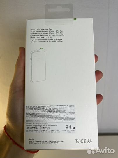 Чехол clear case magsafe на iPhone apple