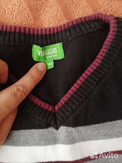 Жилетка для мальчика школьный