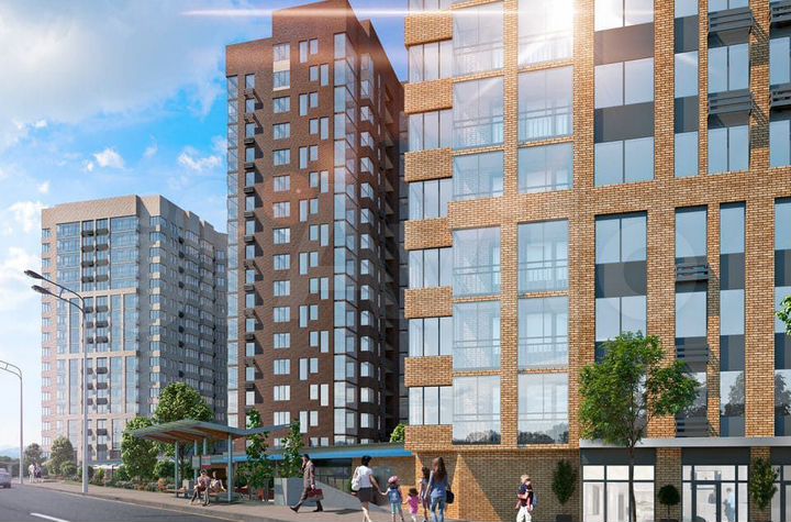 2-к. квартира, 49,8 м², 13/17 эт.