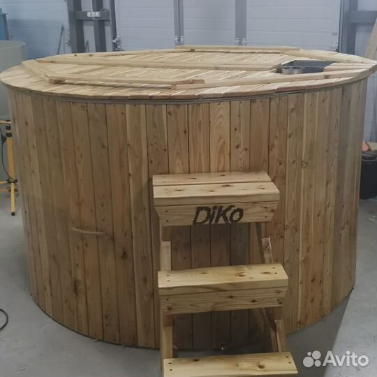 Банный чан, купель на дровах. Диаметр 1,6 м