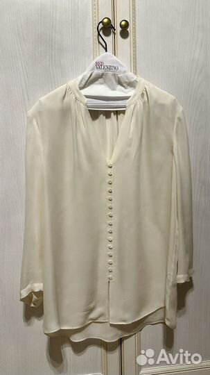 Блуза натуральный шелк massimo dutti