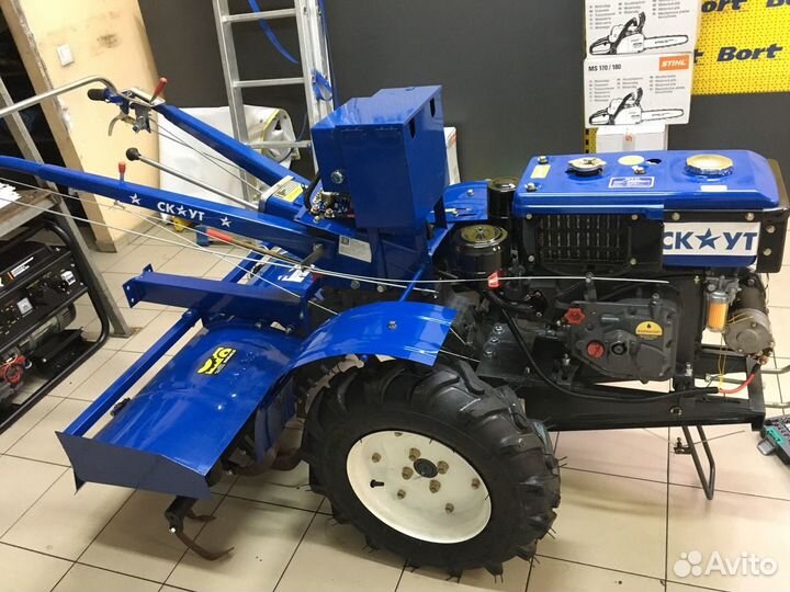 Мотоблок Скаут 81DE 8 л.с + почвофреза+ Стартер