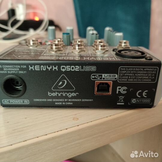 Микшерный пульт behringer xenyx q502usb