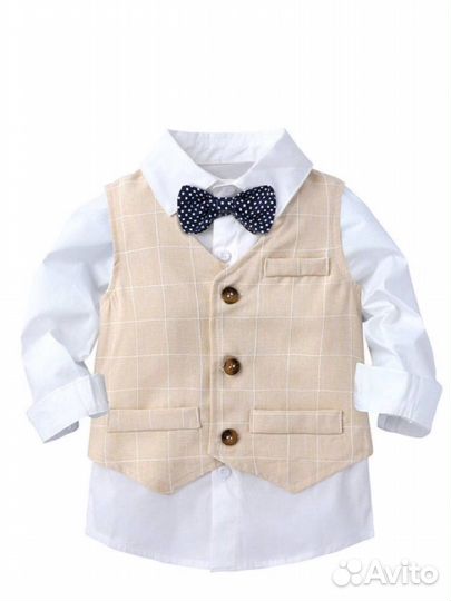 Рубашка с жилетом детская