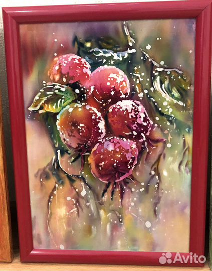 Картина в технике батик