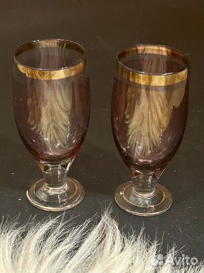 Рюмки винтажные стеклянные