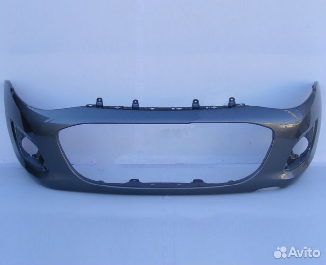 Передний бампер Калина 2, цвет Совиньон