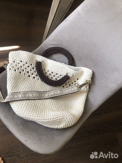 Сумка вязанная дизайнерская