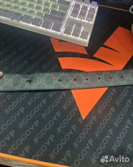 Gucci gg supreme ремень