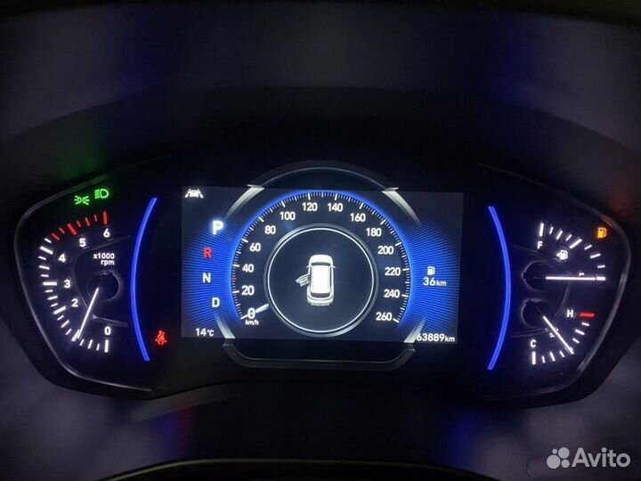 Hyundai Santa Fe 2.0 AT, 2019, 63 000 км