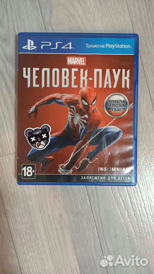 Диск на PS4: Человек-паук