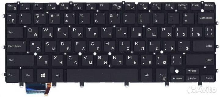 Клавиатура Dell Inspiron 13-7347 с подсветкой, OEM