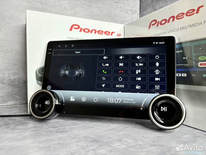 Магнитола 2 din android с крутилками (Арт.37325)