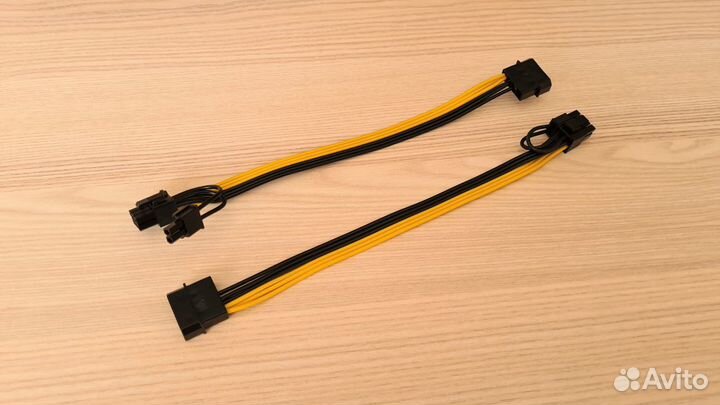 Новый Кабель 8 PIN - Molex (папа - папа)