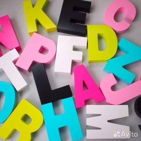 Изготовление объемных букв из пенопласта