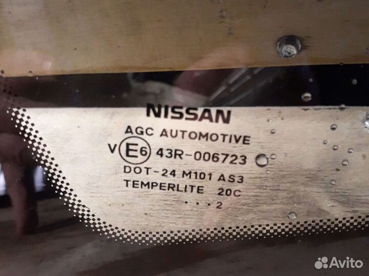 Стекло ниссан кашкай +2