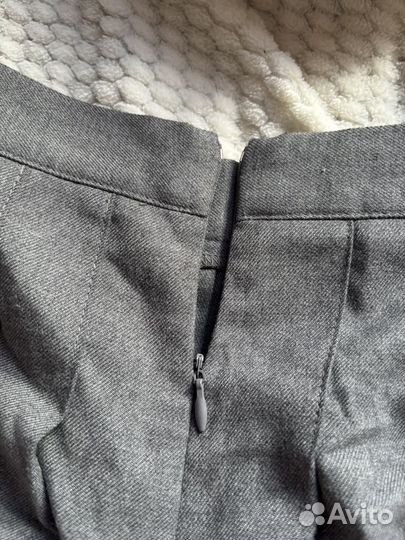 Детская серая юбка