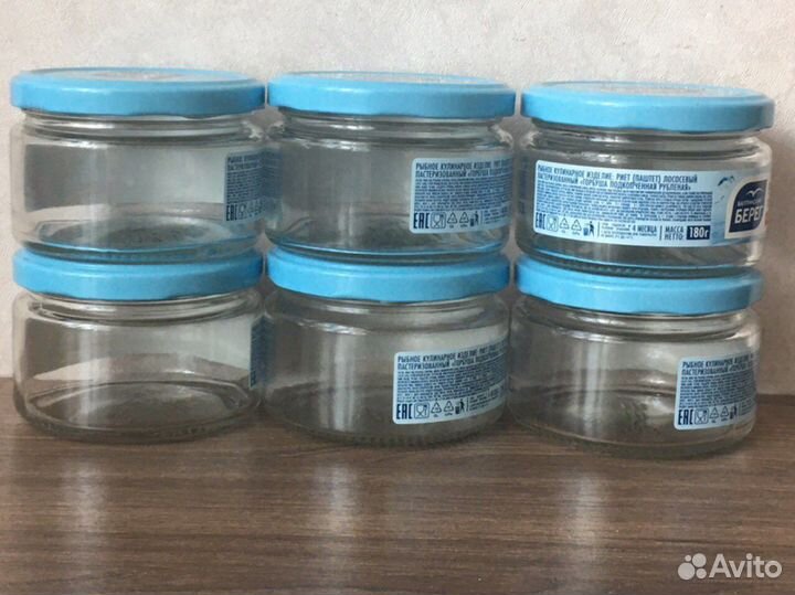 Банки стеклянные 180 грамм